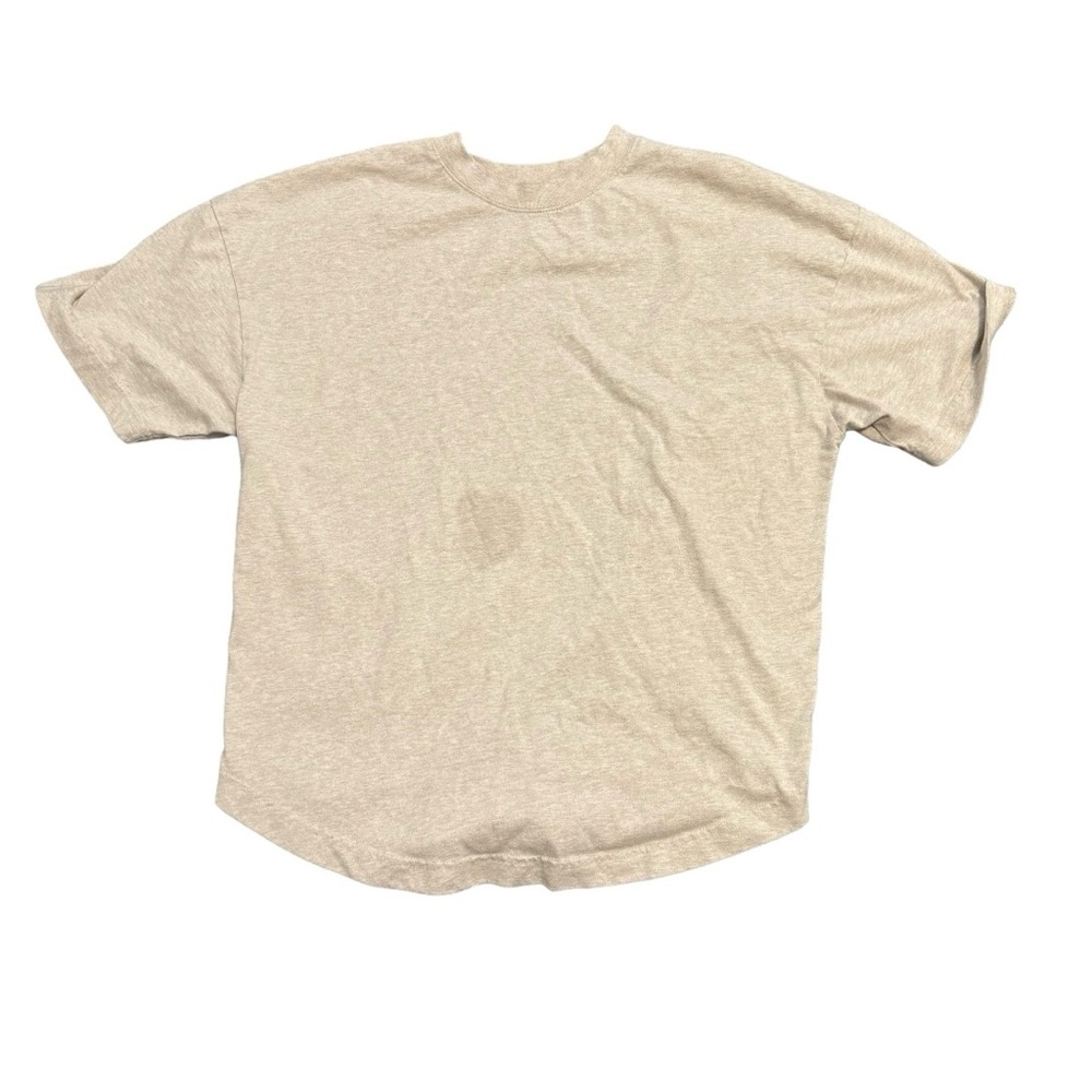 Zara Beige Heavyweight Tee